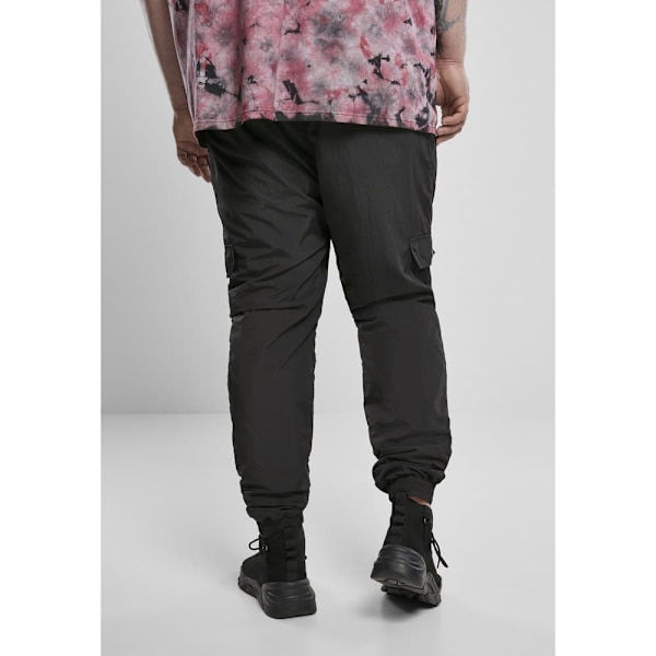 Urban Classics Nylon Track Big Cargobukser Sort 3XL Mand