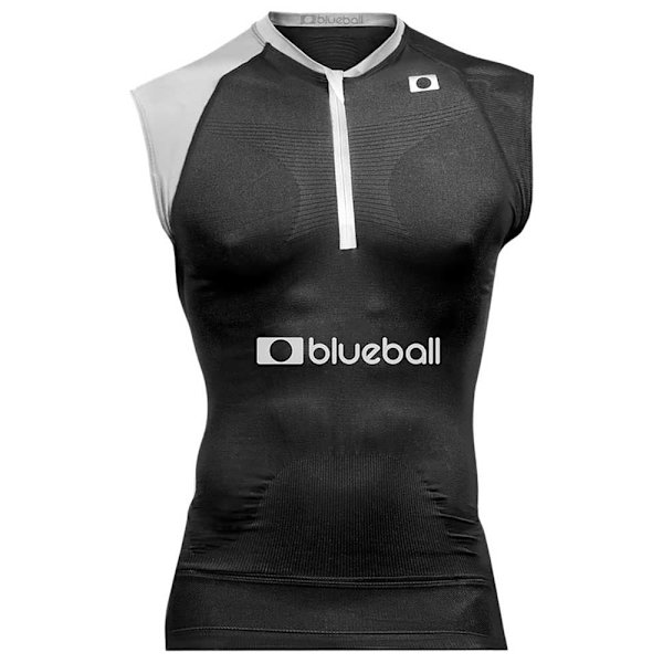 Blueball Sport Ærmeløs T-shirt Compression Sort L Mand