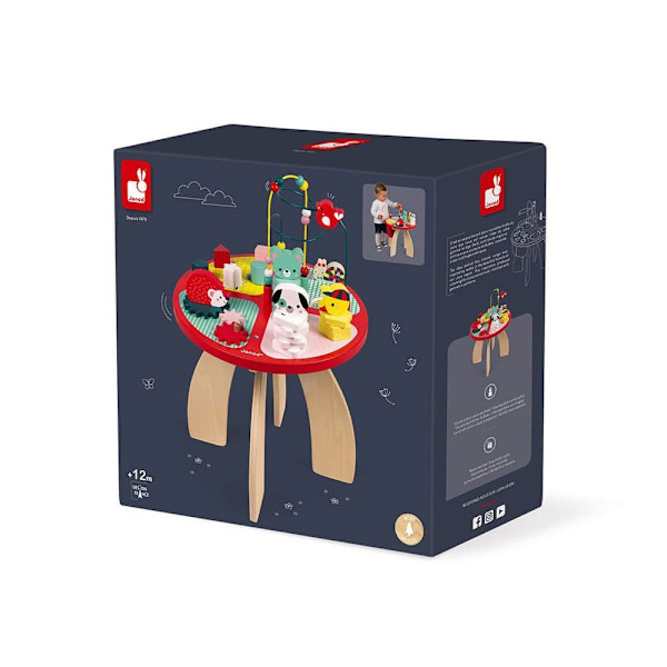 Janod Activity Table Baby Forest Flerfärgad 12 Months-3 Years