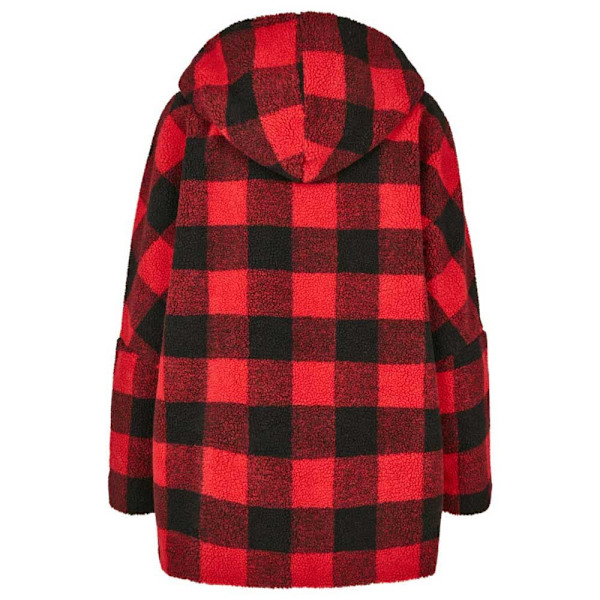 Urban Classics Takki Oversized Check Punainen 2XL Nainen