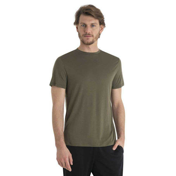 Icebreaker Merino Core T-shirt Med Korte ærmer Grøn 2XL Mand