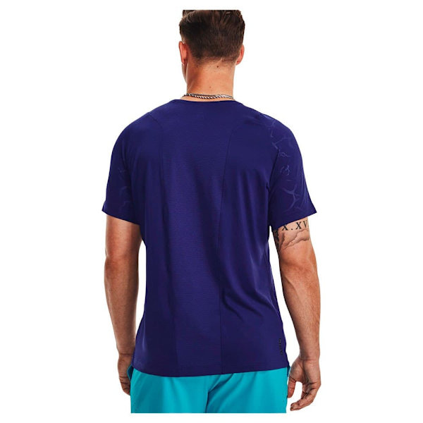 Under Armour Lyhythihainen T-paita Rush Embossed Sininen L Mies
