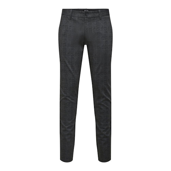 Only & Sons Byxor & Sons Onsmark Checks 9887 Svart 32 / 34 Man