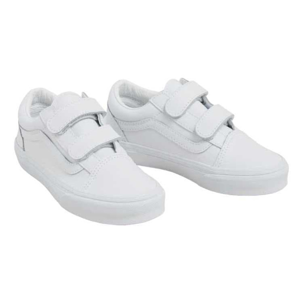 Vans Old Skool V Barnskor Vit EU 32 1/2 Pojke