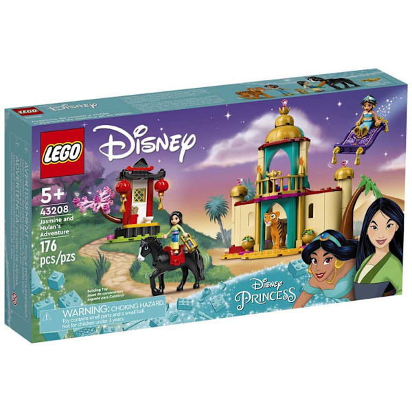 Lego Och Mulán Adventure Jasmine Flerfärgad