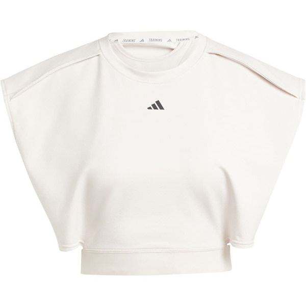 Adidas Ærmeløs T-shirt Power Crop Sort L / Regular Kvinde