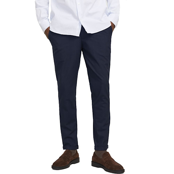 Jack & Jones Marco Connor Minimal Byxor Blå 33 / 34 Man
