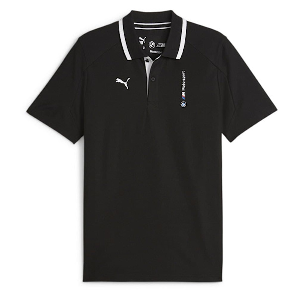 Puma Bmw Mms Kortærmet Polo Sort M Mand