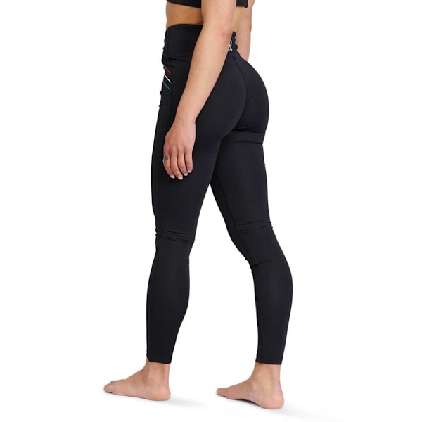 Leone1947 Leggings Flag Sort M Kvinde
