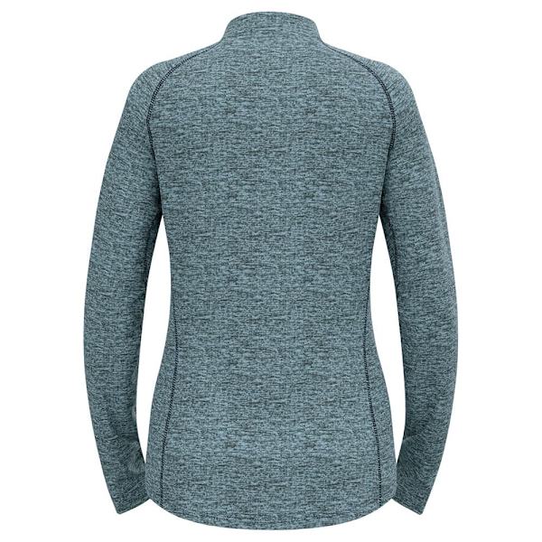 Odlo Tencia Fleece Med Halv Dragkedja Blå M Kvinna