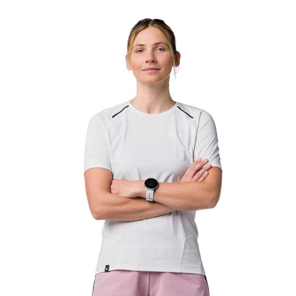 Salewa Pedroc Dry Hyb Lyhythihainen T-paita Valkoinen XL Nainen