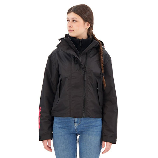 Superdry W5011655a Jakke Sort M Kvinde