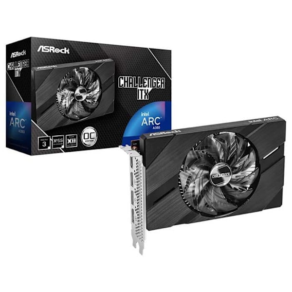 Asrock Arc A380 Itx Oc 6gb Gddr6 Grafikkort