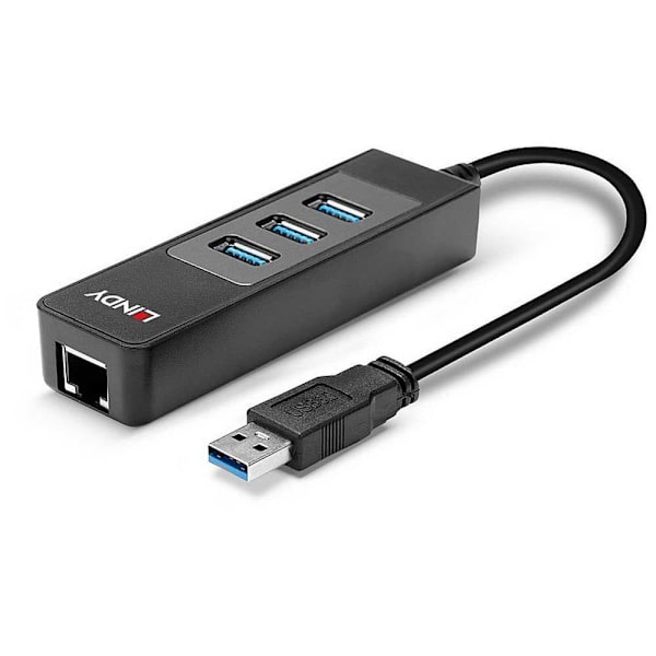 Lindy Til Ethernet-adapter Usb 3.0 Sort