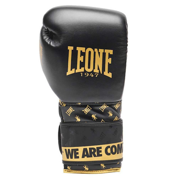 Leone1947 Boxningshandskar I Konstläder Dna Svart 8 oz