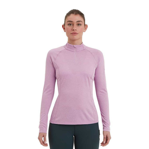 Montane Dart Halv Dragkedja Långärmad T-shirt Lila S Kvinna