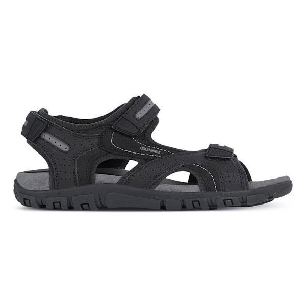 Geox Sandaler Uomo Strada Sort EU 43 Mand
