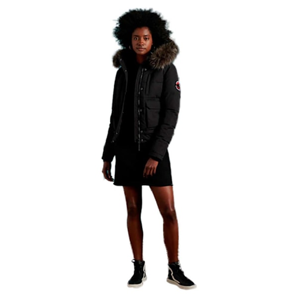 Superdry Bomberjakke Everest Sort XL Kvinde