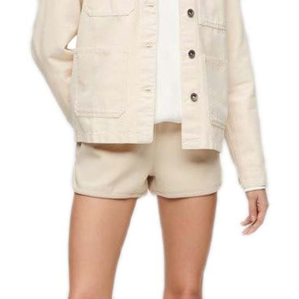 Superdry Sport Tech Racer Urheilushortsit Beige L Nainen