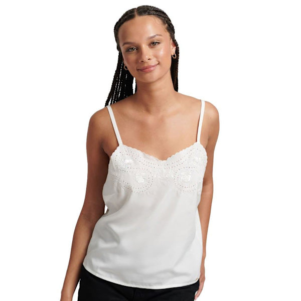 Superdry Topp Studios Upspec Cami Vit S Kvinna
