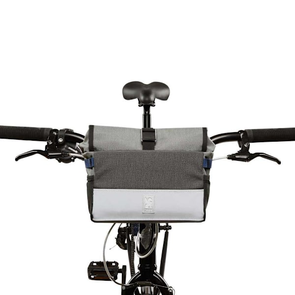 Chrome Doubletrack Ohjaustangon Laukku 5l Harmaa