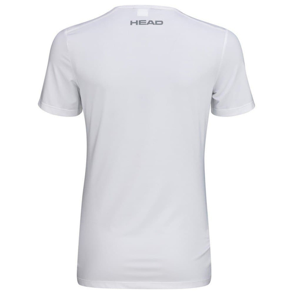Head Racket Kortærmet T-shirt Club 22 Hvid XL Kvinde