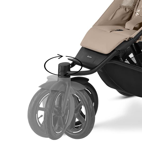 Cybex Avi Spin Trehjuling Barnvagn Beige