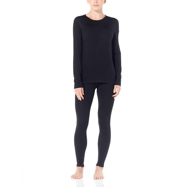 Icebreaker Baselag 260 Tech Crew Merino Sort XS Kvinde