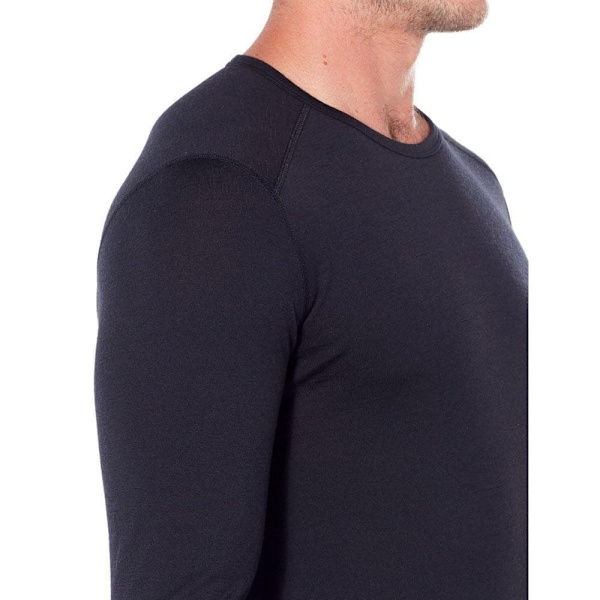 Icebreaker Baselag 200 Oasis Merino Sort L Mand