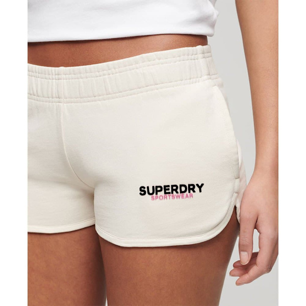 Superdry Sportswear Logo Racer Sports Shorts Hvid XL Kvinde