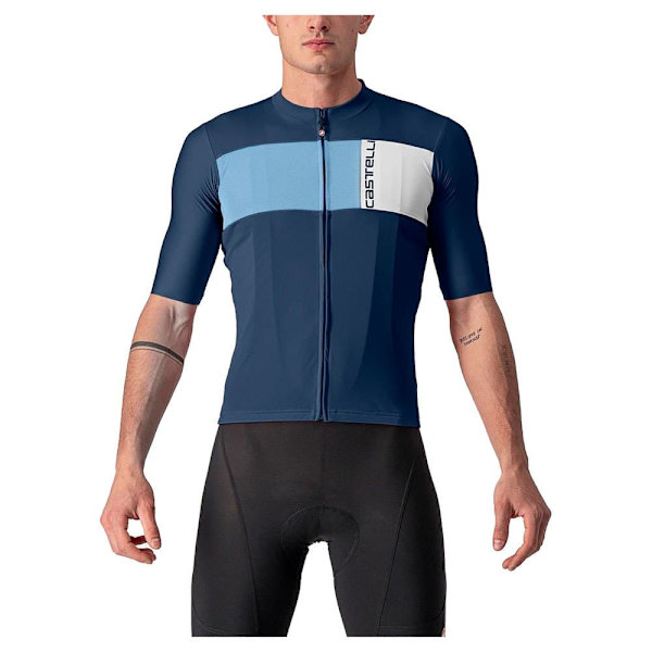 Castelli Kortärmad Tröja Prologo 7 Blå M Man