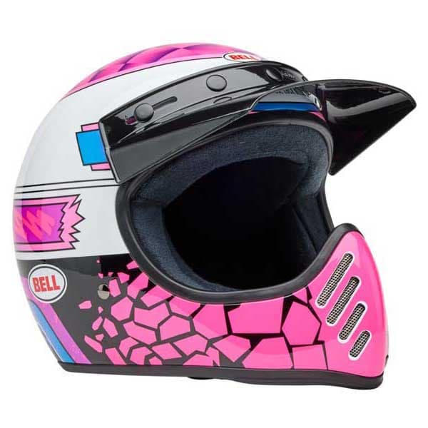 Bell Moto 3 Deathspray Off-road Kypärä Pinkki M