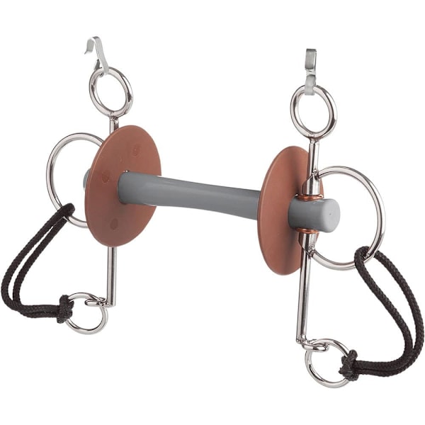 Beris Pitkä Comfort Bar Pehmeä Hackamore Pelham Hopeinen 130 mm