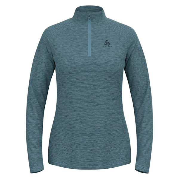 Odlo Essentials Cw 200 Fleece Med Halv Dragkedja Blå S Kvinna