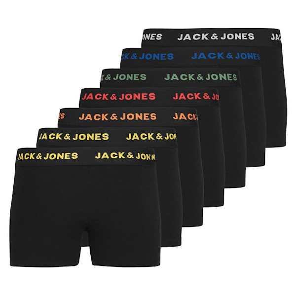 Jack & Jones Basic 7 Enheter Boxare Svart 12 Years Pojke