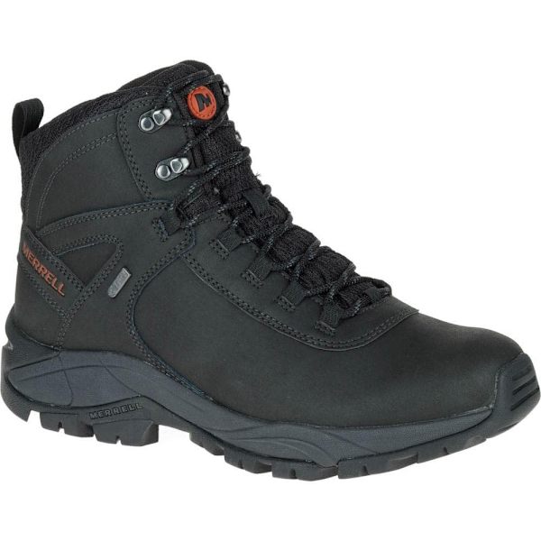 Merrell Wp Vandringskängor I Läder Vego Mid Svart EU 45 Man