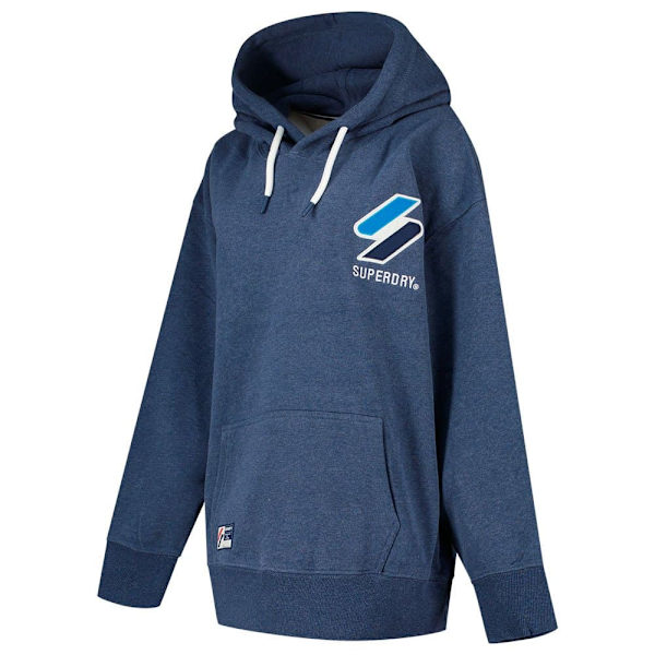 Superdry Hættetrøje Code Apq Oversized Blå XS-S Kvinde