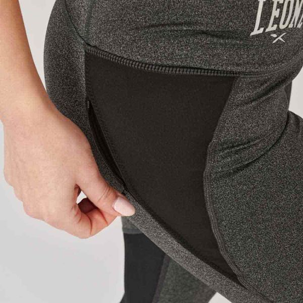 Leone1947 Leggings Melange Grå XS Kvinde
