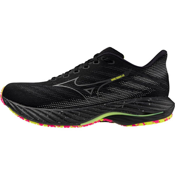 Mizuno Wave Rider 28 Unisex Løbesko Sort EU 37 Mand