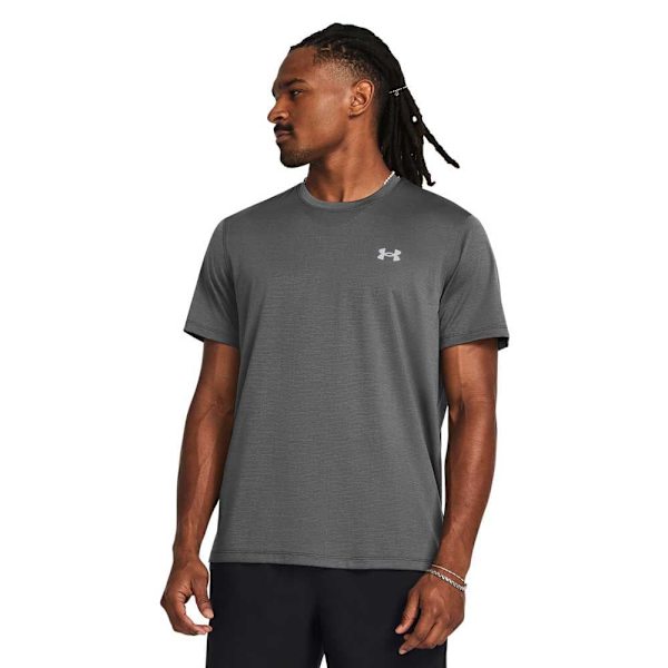 Under Armour Launch Lyhythihainen T-paita Harmaa XS / Regular Mies