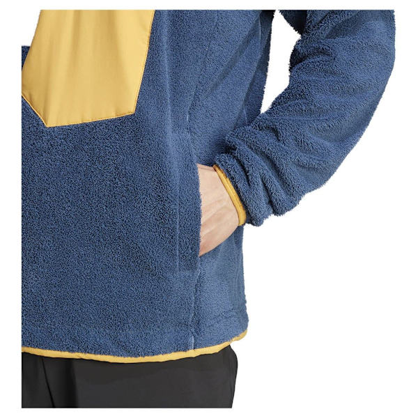 Adidas Full Dragkedja Fleece Organiser Xploric High-pile-fleece Pullover Blå L Man