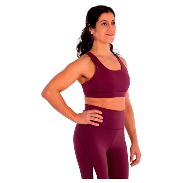 Rox Sport Top Medium Support Silky Mesh Rosa M Kvinna