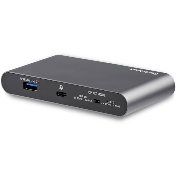 Startech Usb-c Multiport Adapter Dual Dp Pd Grå