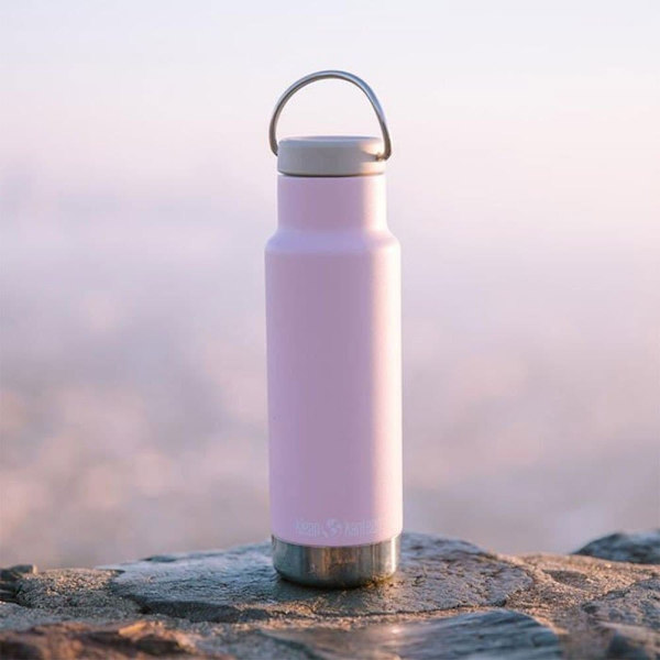 Klean Kanteen Flaska I Rostfritt Stål Insulated Classic 355ml Slinga Keps Rosa