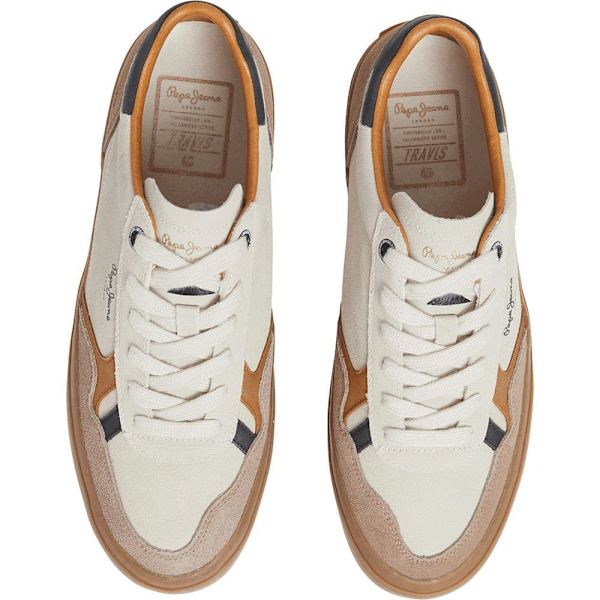 Pepe Jeans Travis Retro Lenkkarit Beige,Ruskea EU 45 Mies
