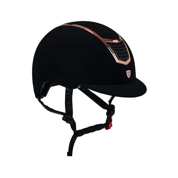 Equestro Hjelm Modello Eclipse Plain Velvet (3 Padding)  53-55 cm