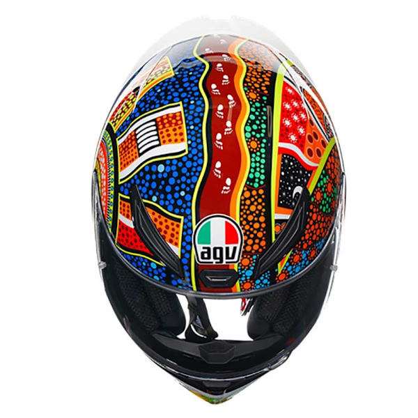 Agv Fuld Ansigtshjelm K1 S E2206 Flerfarvet L