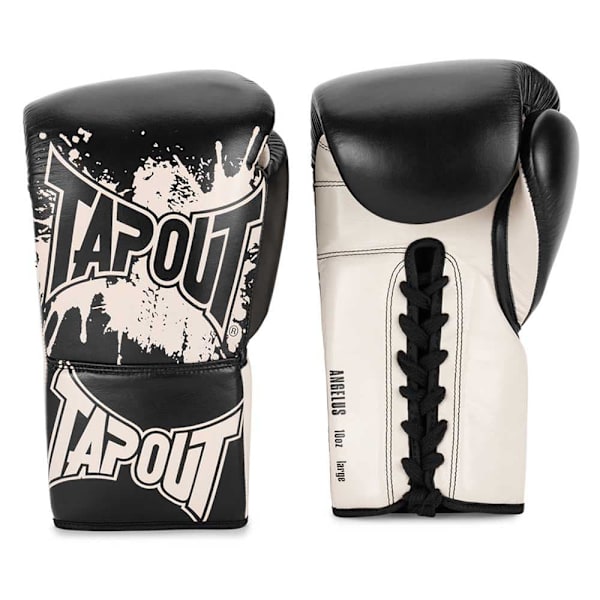 Tapout Boksehandsker I Læder Angelus Sort 08 oz R