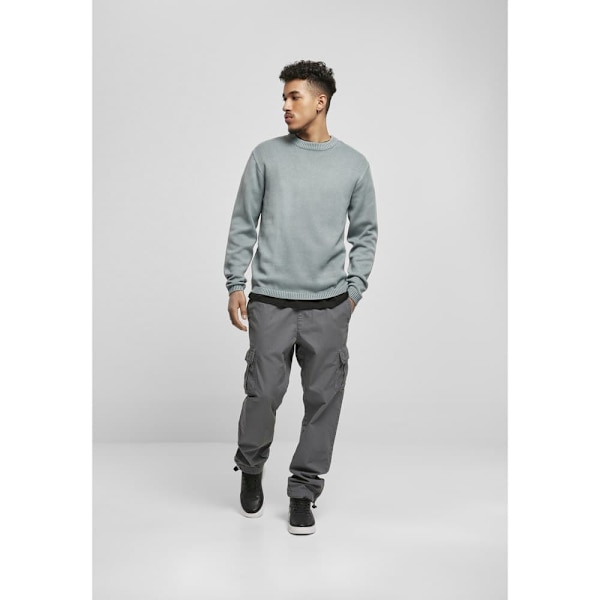 Urban Classics Sweater Washed Blå S Mand