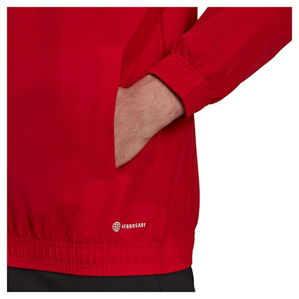 Adidas Jakke Entrada 22 Rød S / Regular Mand